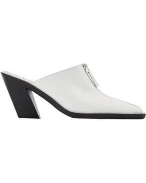 Elleme Cuoio mules - Bianco