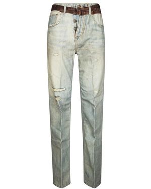 Haikure Straight Jeans - Grey