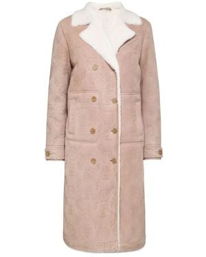 Philipp Plein Double-Breasted Coats - Rosa