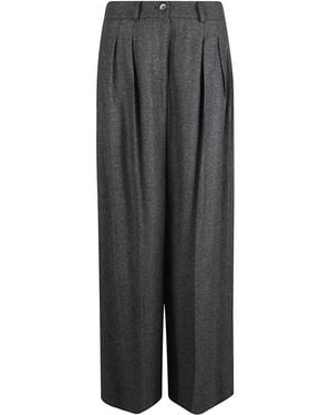 Crida Milano Wide Trousers - Gris