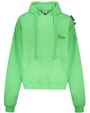 Isabella 1985 Hoodies & Sweatvesten ,Groen ,Katoen Hooded Sweatshirt