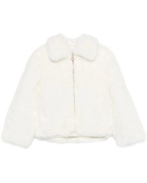 CASABLANCA Faux Fur & Shearling Jackets - White