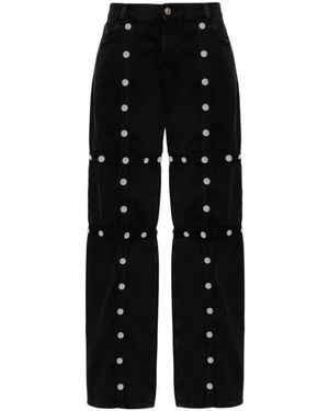 The Attico Straight Jeans - Black