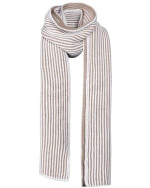 Moorer Winter Scarves - White