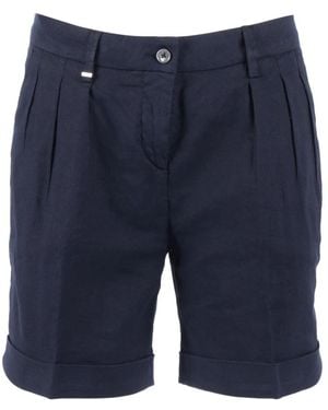 Fay Bermuda Chino T.Tocapo 3 Pinces - Blauw