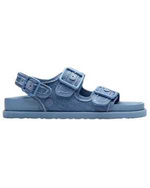 Birkenstock Flat Sandals - Blu