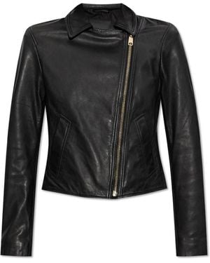 AllSaints Leather Jackets - Black