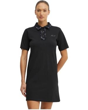 KARL LAGERFELD Short Dresses - Negro