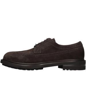 Sturlini Suède Veterschoenen - Bruin