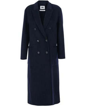 Grifoni Double-Breasted Coats - Azul