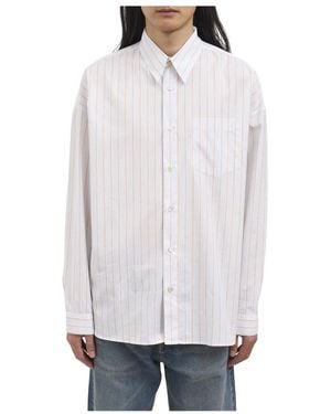 sunflower Overhemden ,Blauw ,Katoen Stable Shirt - Wit