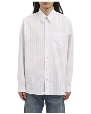 sunflower Overhemden ,Blauw ,Katoen Stable Shirt - Wit