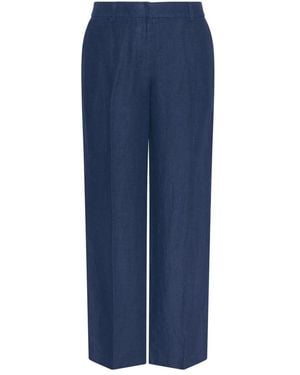 Moss Copenhagen Wide Trousers - Blu