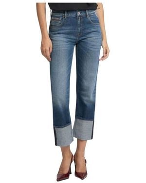Replay Cropped Jeans - Azul