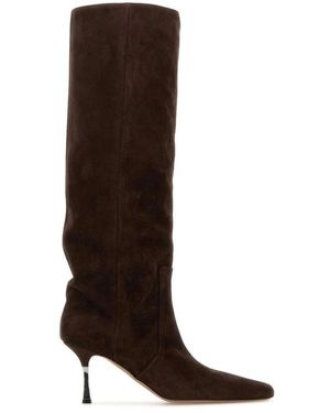 Paris Texas Heeled Boots - Marrón