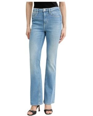 Guess High-Rise Flare Jeans - Blauw