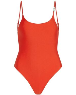 KARL LAGERFELD Badmode ,Oranje ,Polyester One-Piece - Rood