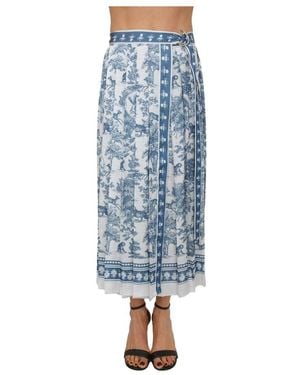 Fracomina Midi Skirts - Blue