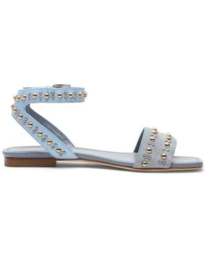 Stuart Weitzman Flat Sandals - Azul