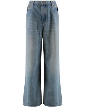 Lois Retro Wide-Leg Jeans Mit Vintage-Effekt - Blau