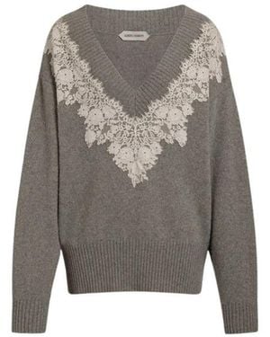 Alberta Ferretti Cashmere Knitwear - Grigio