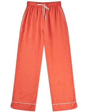 Munthe Wide Trousers - Rosso