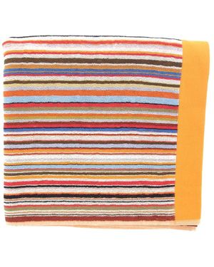 Paul Smith Signature Stripe Medium Beach Towel - Orange