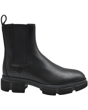COPENHAGEN Zwarte Veterschoenen Voor Vrouwen