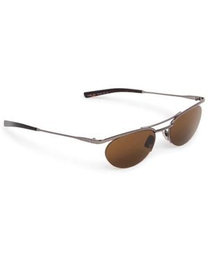 Saint Laurent Accessoires ,Bruin ,Sl 862 Ovale Zonnebril