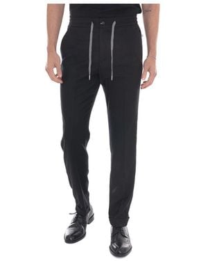 Marco Pescarolo Slim-Fit Trousers - Blue