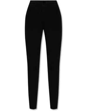 Saint Laurent Saint Laurent Drawstring Fitted Trousers - Black