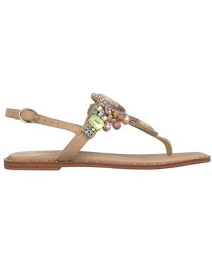 Alma En Pena. Flat Sandals - Brown