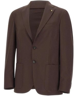 Corneliani Jassen ,Bruin ,Wol Whisper Blazer