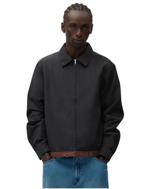 Arte' Glänzende Nylonjacke - Schwarz