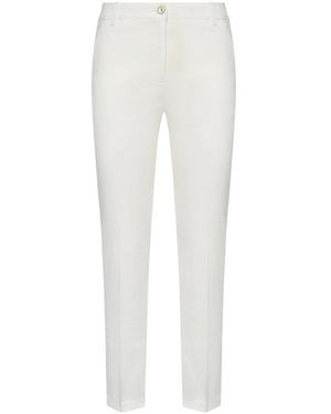 Pinko Slim-Fit Trousers - Blanco