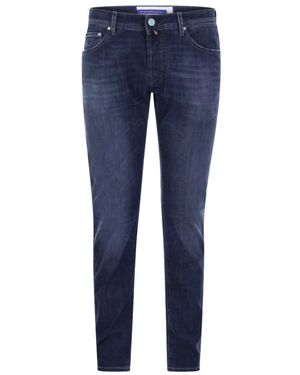 Jacob Cohen Hellblaue Stretch-Baumwolljeans