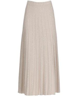 D.exterior Midi Skirts - Neutro