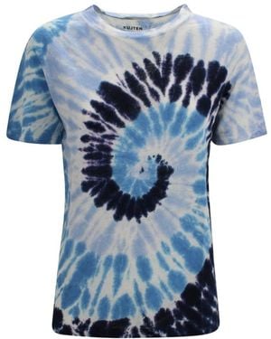 Kujten Tops ,Blauw ,Linnen Soft Sunny T-Shirt