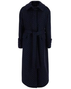 Pinko Jassen ,Blauw ,Wol Peugeot Jas