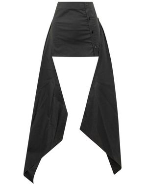 The Attico Short Skirts - Negro