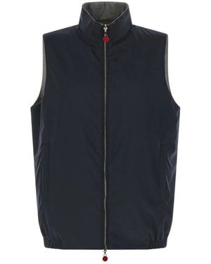 Kiton Waistcoats - Blue
