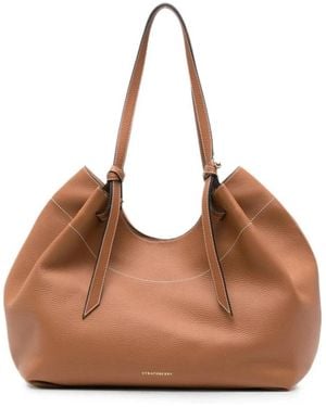 Strathberry Tote Bags - Marrone