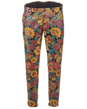 Dolce & Gabbana Slim-Fit Trousers - Multicolour