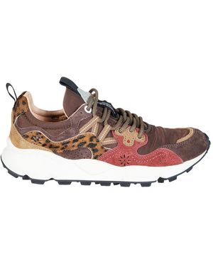 Flower Mountain Schoenen ,Bruin ,Suède Yamano 3 Uni - Grijs