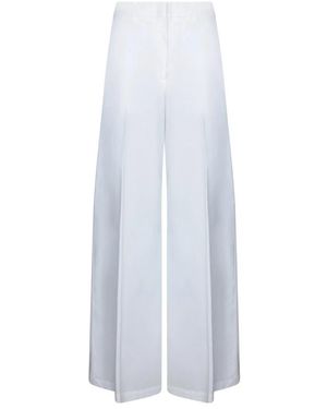 MSGM Wide Trousers - White