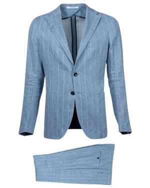 Tagliatore Kostuums ,Blauw ,Single Breasted Suits