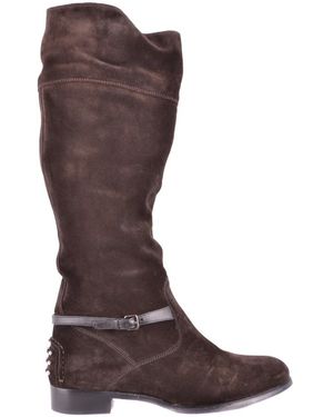 Car Shoe Ankle Boots - Brown