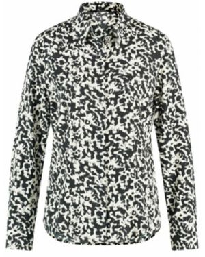 Taifun Blouse Met Lange Mouwen - Wit