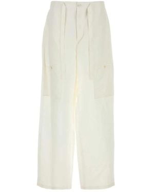 Jil Sander Wide Trousers - White
