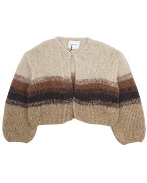 DAWNxDARE Truien & Vesten ,Veelkleurig ,Cardigans - Bruin